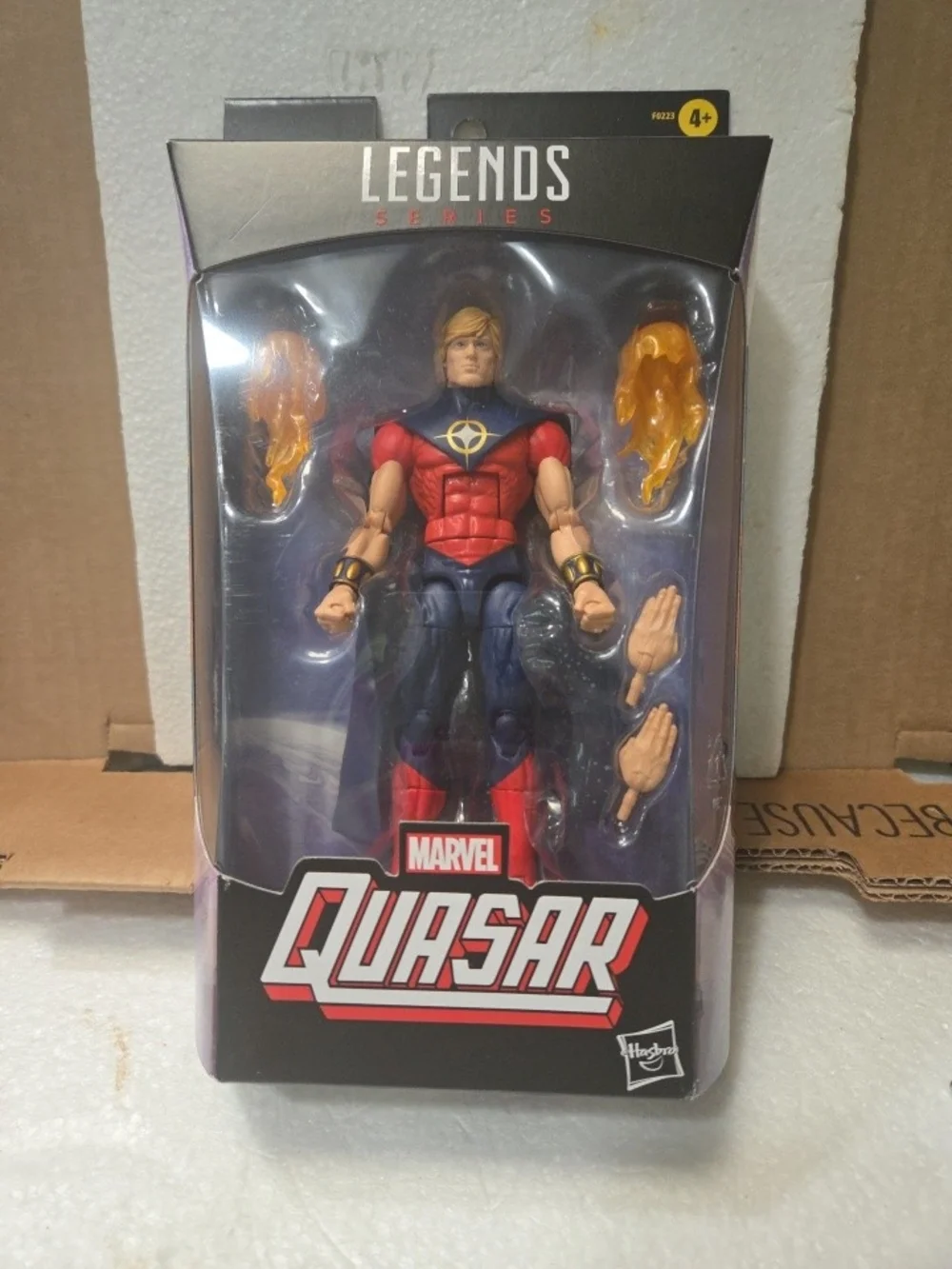 Marvel Legends Series Quasar Action Figure - Red & Blue 6